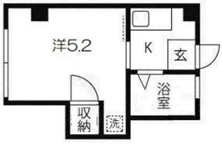 良本三川口マンション【4階】の間取り