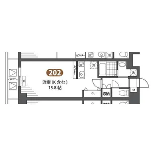 S-Pion SENGAWA【2階】の間取り