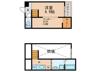 Luna port【2階】の間取り