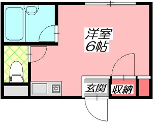 ビルシャナ豊秀II【3階】の間取り