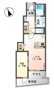 サニーコート【1階】の間取り