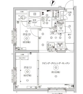 CREATIF池袋【4階】の間取り