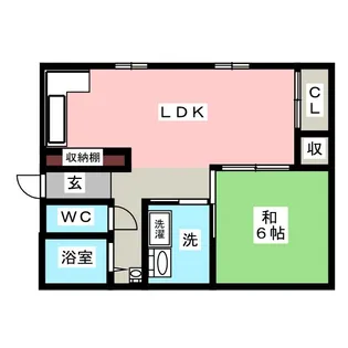 新尾頭マンション1棟【5階】の間取り