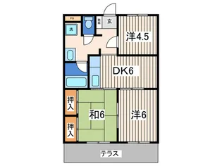 スタインガ-デン【1階】の間取り