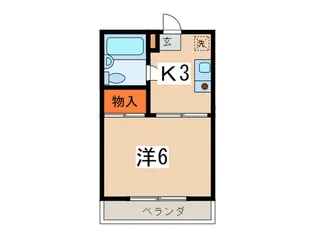 ルーミー堀内【2階】の間取り