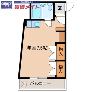 メゾンイースト【3階】の間取り