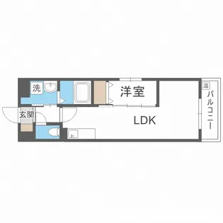 LIFEFIELD麦野【2階】の間取り