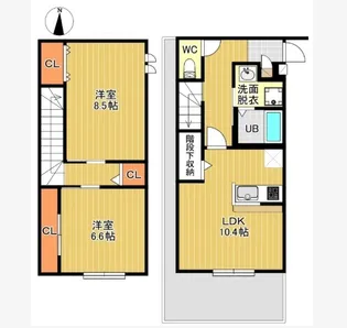 DUPLEST YM大橋の間取り