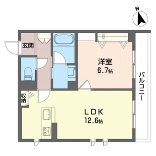 セレーノII【2階】の間取り