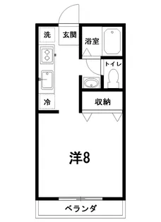 ハイツフジ2番館【2階】の間取り