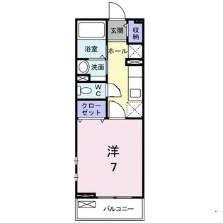 ブライト・パークサイド I【2階】の間取り