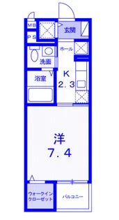 スリー エム【1階】の間取り