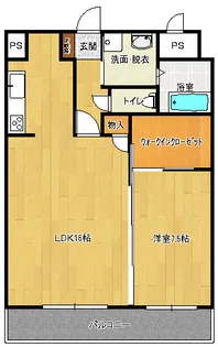 鶴羽ビルII【5階】の間取り