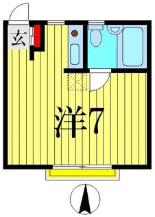 カーサ稲垣【2階】の間取り
