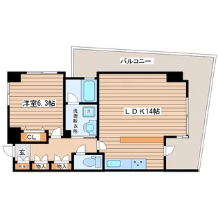 SK20ビル【4階】の間取り
