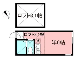 ユナイト大島St.シルフィーの杜【1階】の間取り