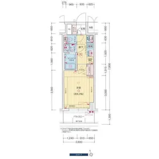 プレサンス広小路通今池【10階】の間取り