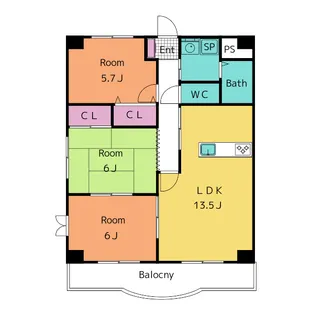 FASTNET(ファスタネット)【4階】の間取り
