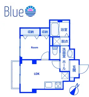 BRIM川原【1階】の間取り