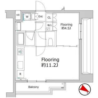 グランヴァン駒沢大学【4階】の間取り