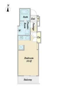リージェントパーク【9階】の間取り