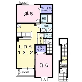 ガーデンヒルズ芝山【2階】の間取り