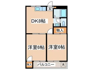 グランデ-ル【2階】の間取り