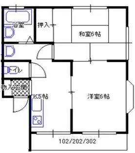グローリィ・フラワー【3階】の間取り