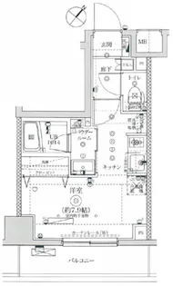 イアース横濱関内【8階】の間取り