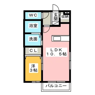 コート・ドールI・II【1階】の間取り