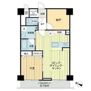 ライオンズマンション川崎第3【3階】の間取り
