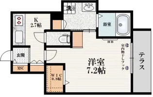 GKパーク三郷【1階】の間取り