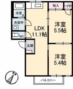 フレグランス917【2階】の間取り
