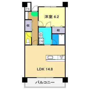 アルベールSEI【4階】の間取り