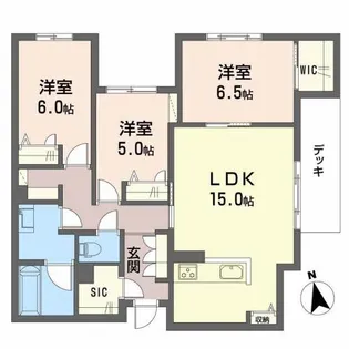 ミラベル シエロ【1階】の間取り