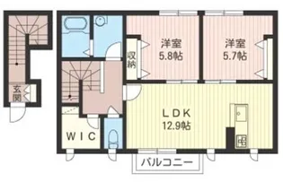 KハイムIII【2階】の間取り