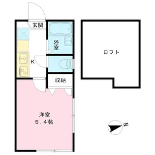 矢向コーポラス【2階】の間取り