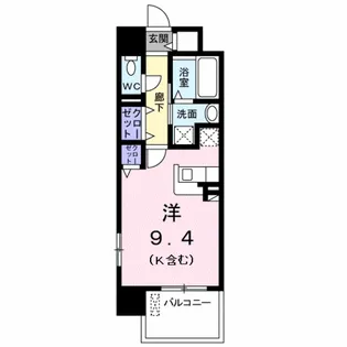 ワイズエスト【3階】の間取り