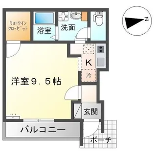 ノーサイドヒル【1階】の間取り