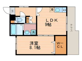 GARBO 五条大橋【1階】の間取り