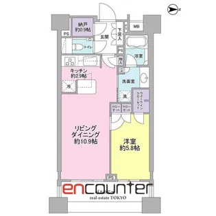 パークハウス千代田富士見【3階】の間取り
