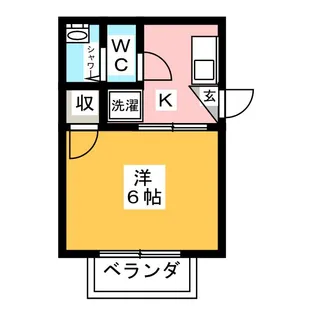 美邦ハイツ パートV【2階】の間取り