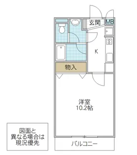 フォーライフヴィラ五軒町【1階】の間取り