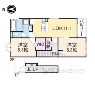 CenterVillage【2階】の間取り