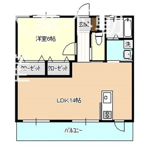 Grazie諫早【2階】の間取り