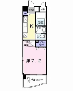 スヴニ-ルII【7階】の間取り