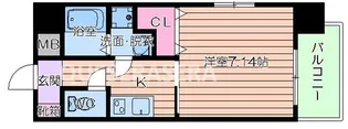 ネオシティ天神橋【4階】の間取り