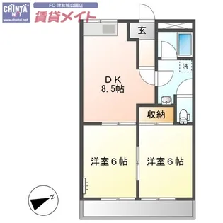 ラメールI【1階】の間取り