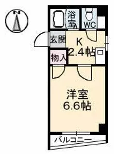 エスペランサ大手町【2階】の間取り