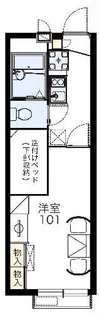 レオパレス三本松ヒルズ【2階】の間取り